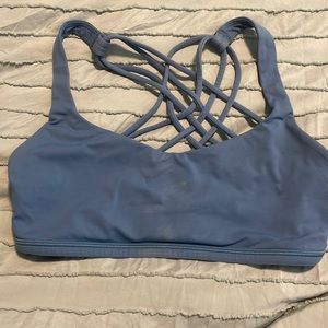Lululemon blueish gray free to be bra